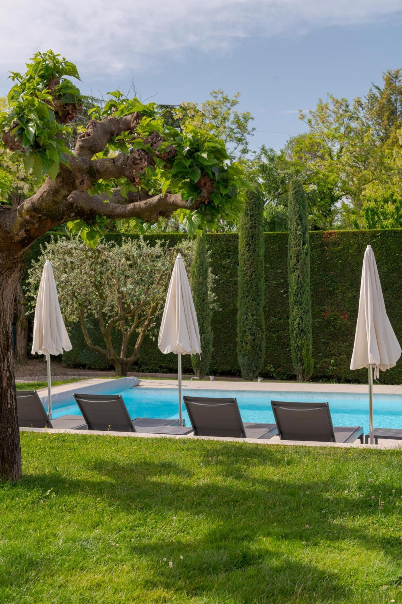 Villa Carini With 3000 Mq Garden & Heated Pool Кастельнуово-дель-Гарда Екстер'єр фото